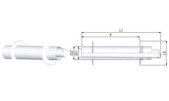 TRICOX PAPA50 60/100 PPs/Alu  parapet,+2db takaró lemez