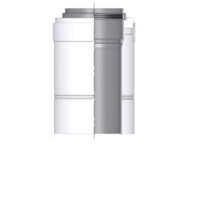   TRICOX PAKZ60 PPs/Alu köztes záró elem 80/125mm (külső fali redszerhez)