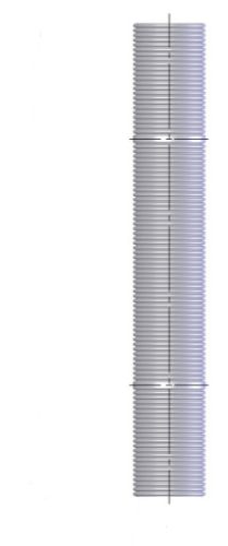 TRICOX FCS102 60mm PPs flexibilis cső