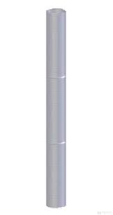 TRICOX FCS202 80mm flexibilis cső (25fm/te)