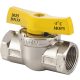 1/2" BB gáz gömbcsap Flexum MOFÉM nikkelezett 113-0065-40