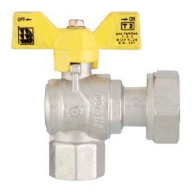 1"B-5/4" holl. golyóscsap sarok, gázra FIV